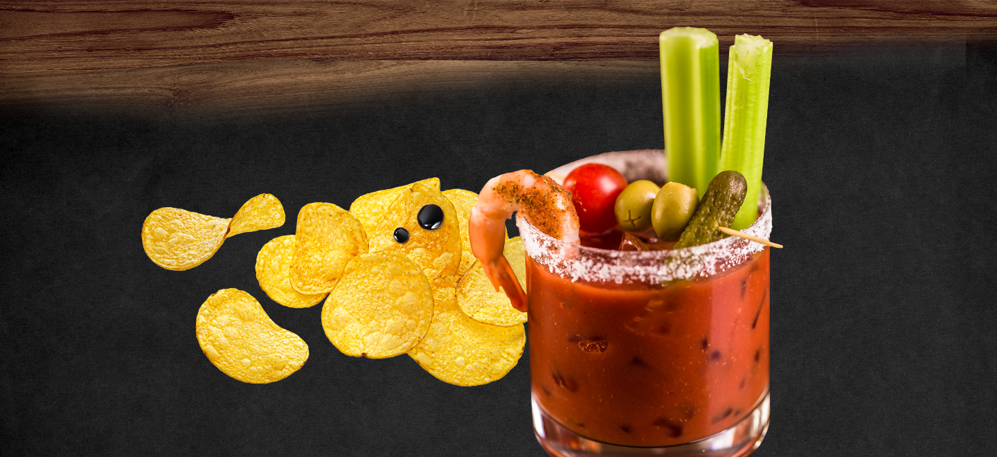 Bloody Mary y papas fritas