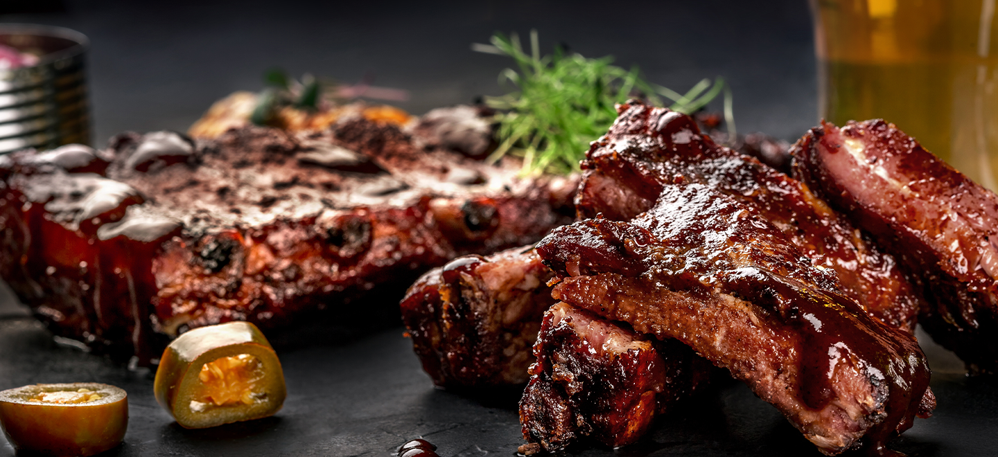 Costillas de Cerdo Bañadas en Salsa Teriyaki Minor's