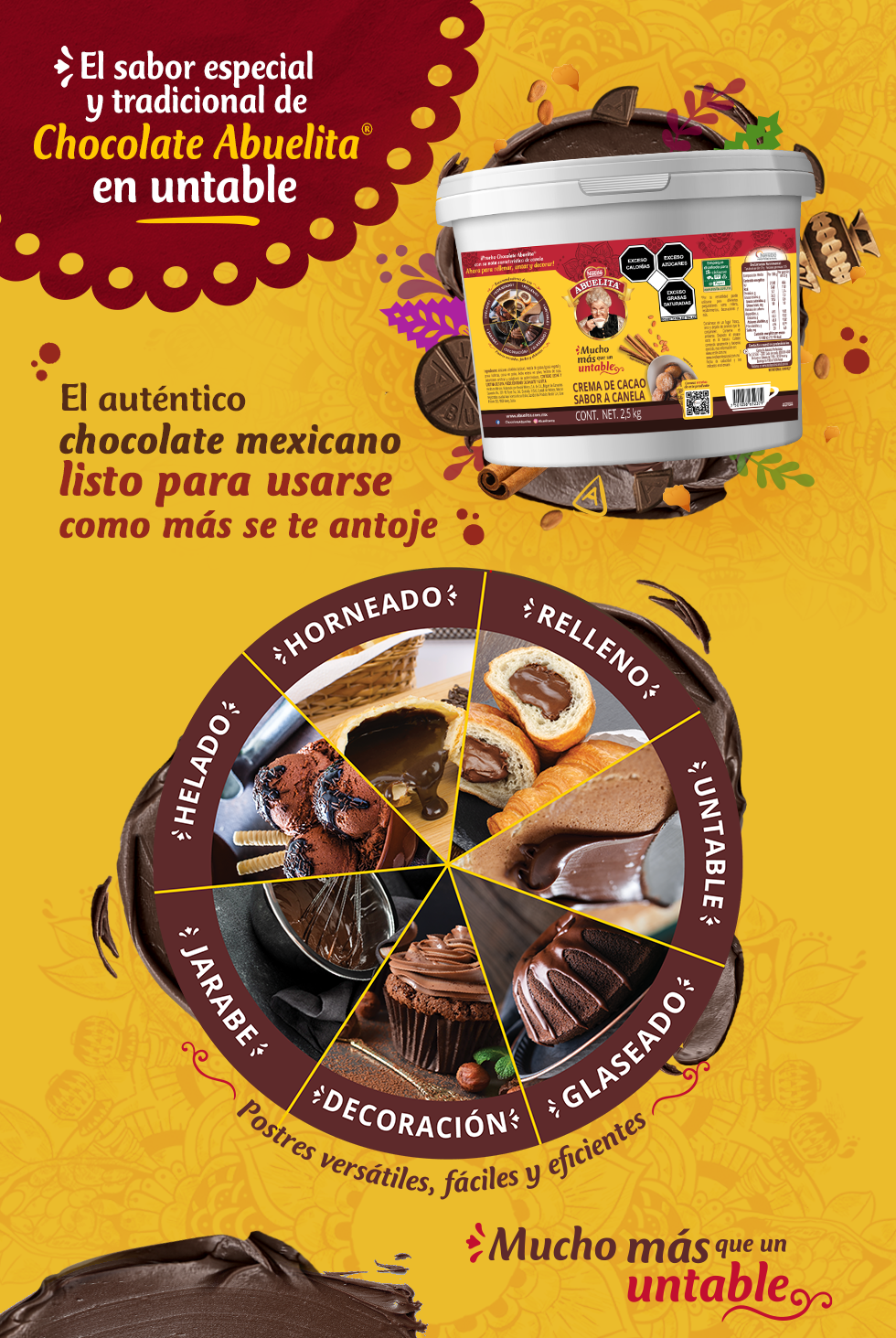 Chocolate Abuelita Untable Nestlé Professional