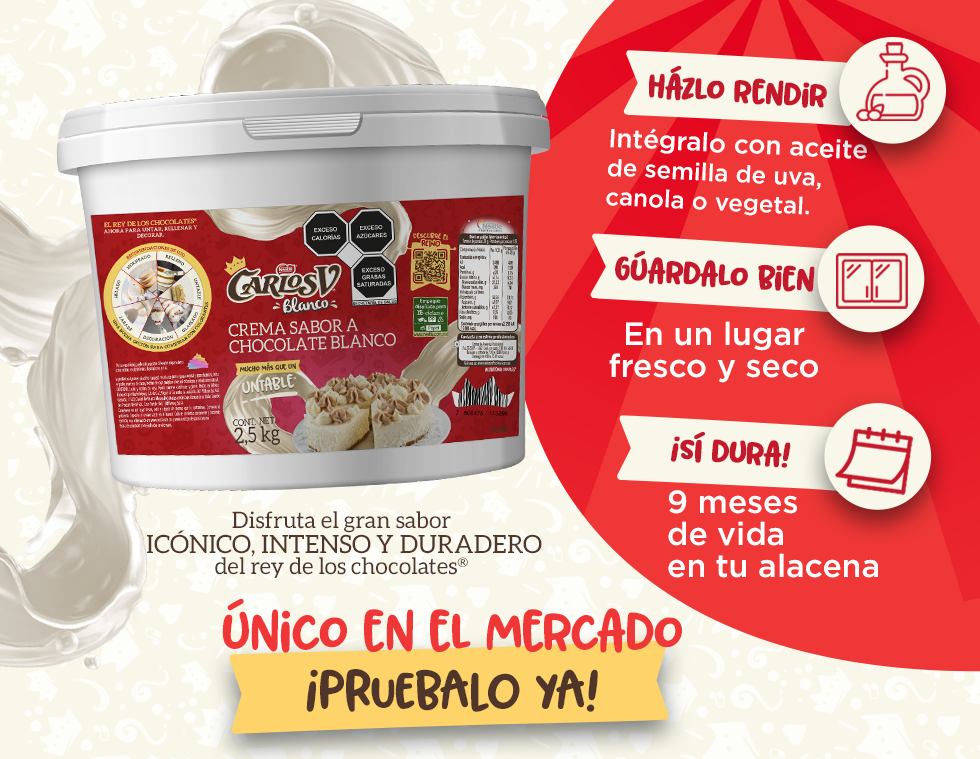 Carlos V Blanco Untable Nestlé Professional