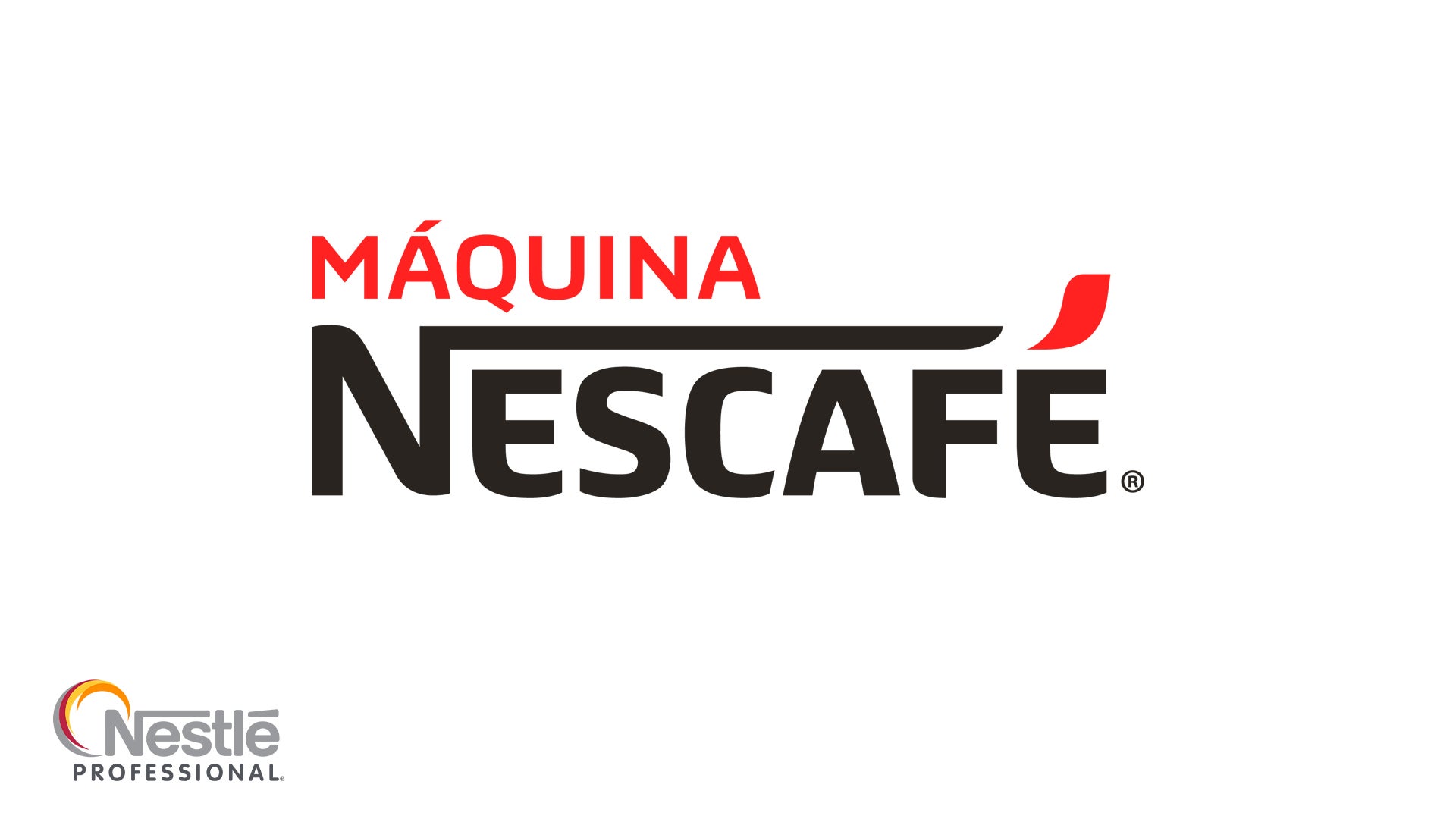 Logo NESCAFÉ® en video de máquinas de café