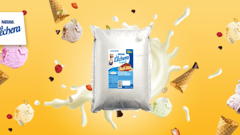 Banner Helado Pistache Lalechera
