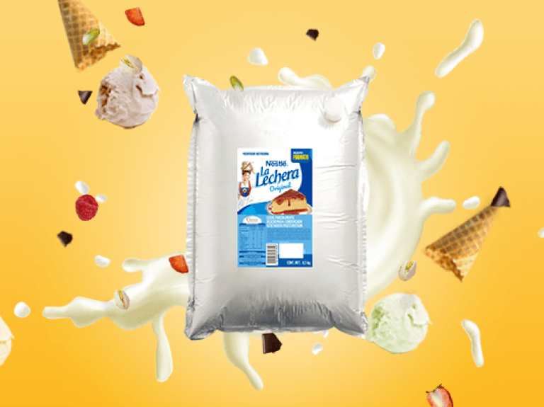 Banner Helado Pistache Lalechera
