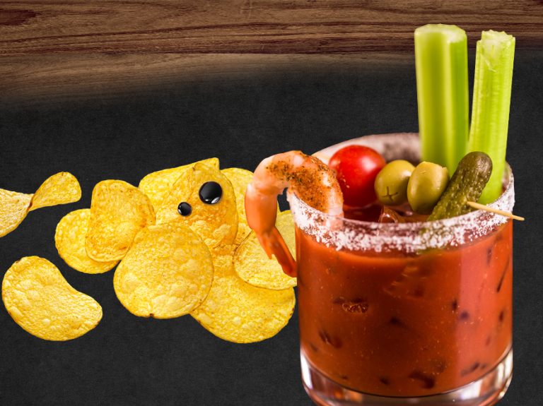 Bloody Mary y papas fritas