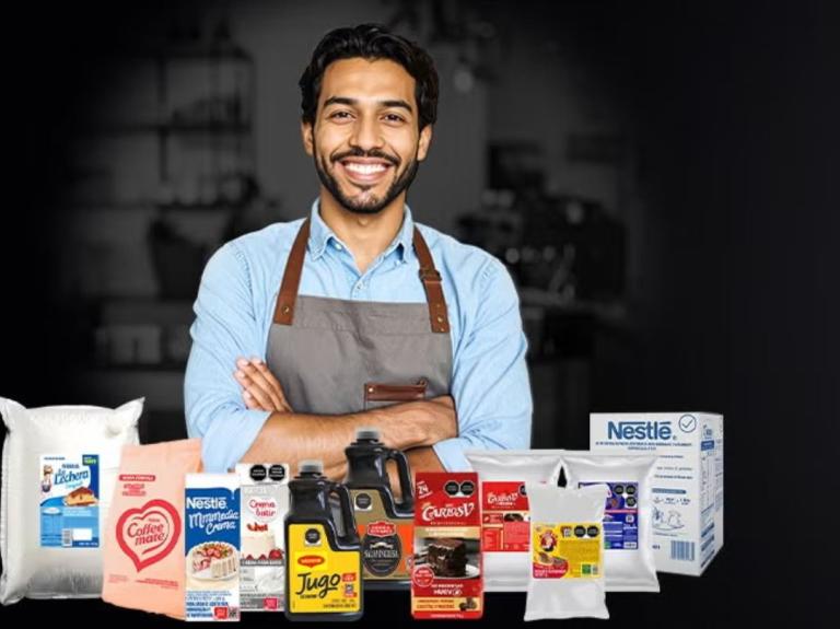 Emprendedor con insumos Nestlé Professional impulsa el desarrollo de un emprendedor gastronómico en su negocio.