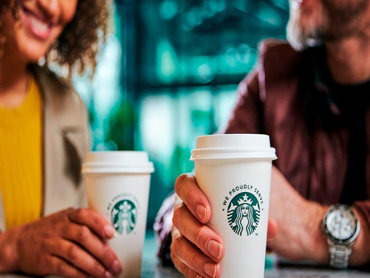 WE PROUDLY SERVE STARBUCKS™