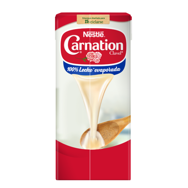 Caja de Leche Evaporada Carnation® Clavel® de 1Kg