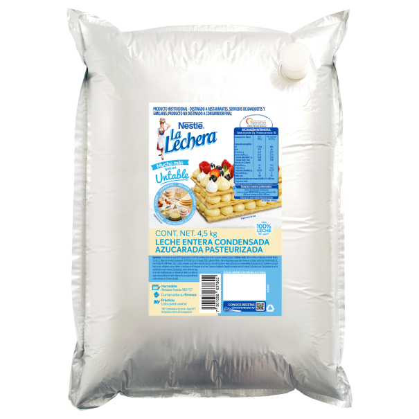Imagen miniatura de bolsa de 4.5kg de LA LECHERA® Leche untable condensada