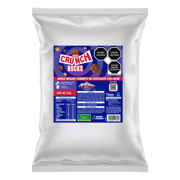 Bolsa de Chocolate CRUNCH® Rocks 2.5 kg