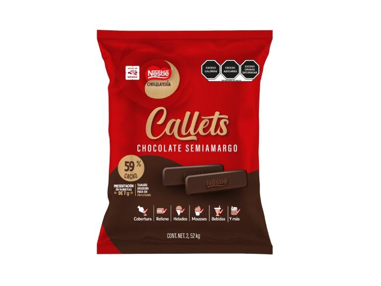 Bolsa de Callets de Chocolate Semiamargo Nestlé de 2.52 kg