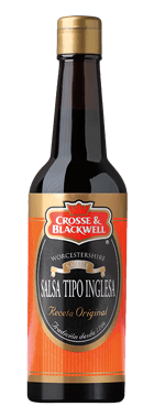 Frasco de salsa tipo inglesa de la marca Crosse&Blackwell
