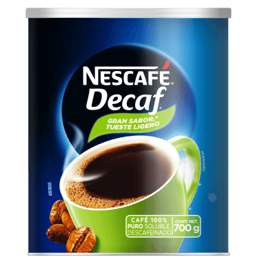 Café soluble Nescafé Decaf en lata de 700 g
