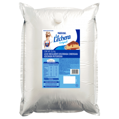 Bolsa de LA LECHERA® Original leche condensada de 25.5 kg para venta al mayoreo