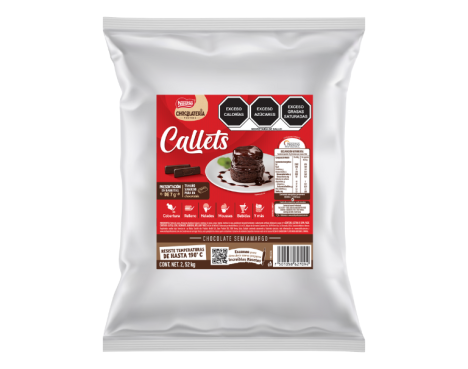 Bolsa de Callets de Chocolate Semiamargo Nestlé de 2.52 kg
