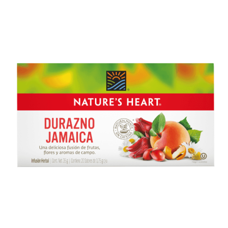 Nature's Heart® Té Durazno Jamaica