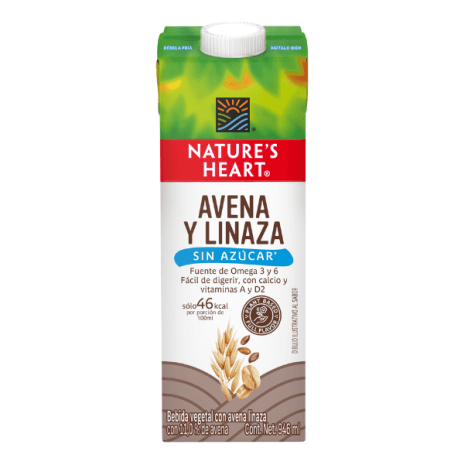 Nature's Heart® Bebida Vegetal con Avena y Linaza S/A