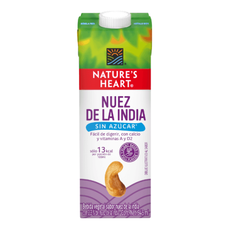 Nature's Heart® Bebida Vegetal sabor Nuez de la India S/A