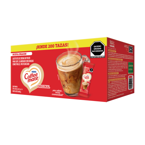 Caja de Sticks de 4g de Coffe Mate® Sustituto de Crema en Polvo