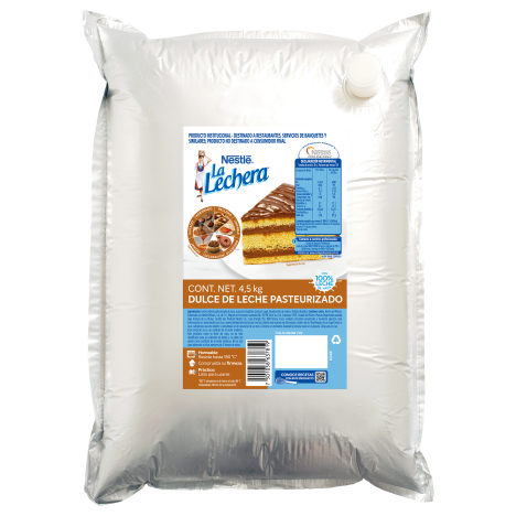 Bolsa de 4.5kg de LA LECHERA® Dulce de leche untable
