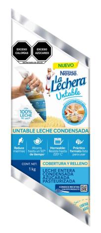 Manga de leche Condensada untable 1kg LA LECHERA®