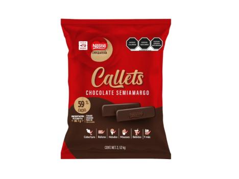 Bolsa de Callets de Chocolate Semiamargo Nestlé de 2.52 kg