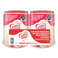 Dos botes de sustituto de crema en polvo para café Coffee Mate de 1.4 kg cada uno