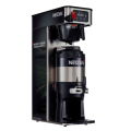 Cafetera profesional NESCAFÉ® Boxha con acabado en acero inoxidable y controles digitales.