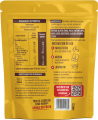 Reverso del empaque amarillo de jugo sazonador en polvo Maggi con información nutrimental.