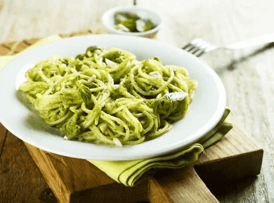 Spaguetti al cilantro