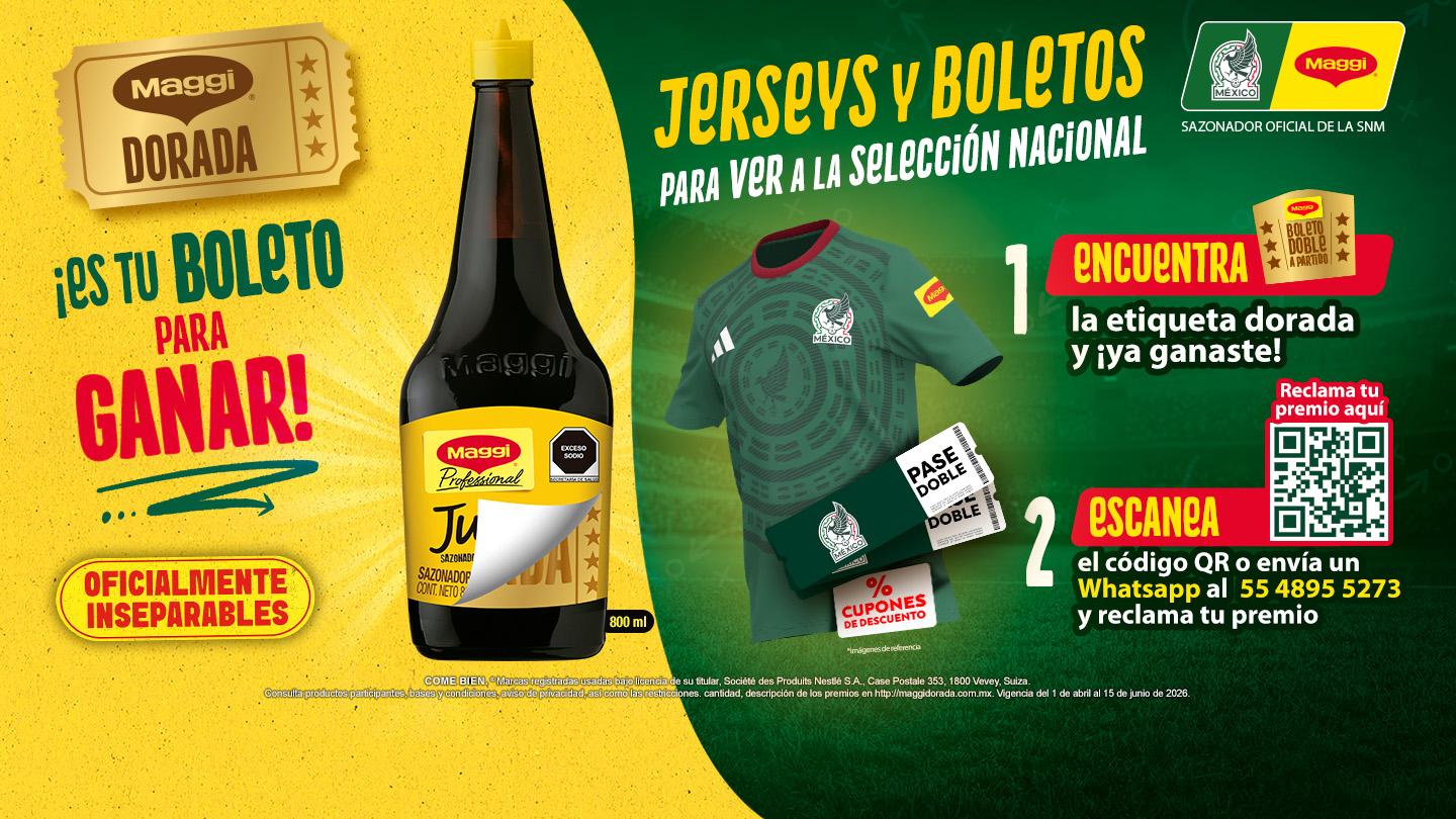 Etiqueta Dorada Jugo Maggi