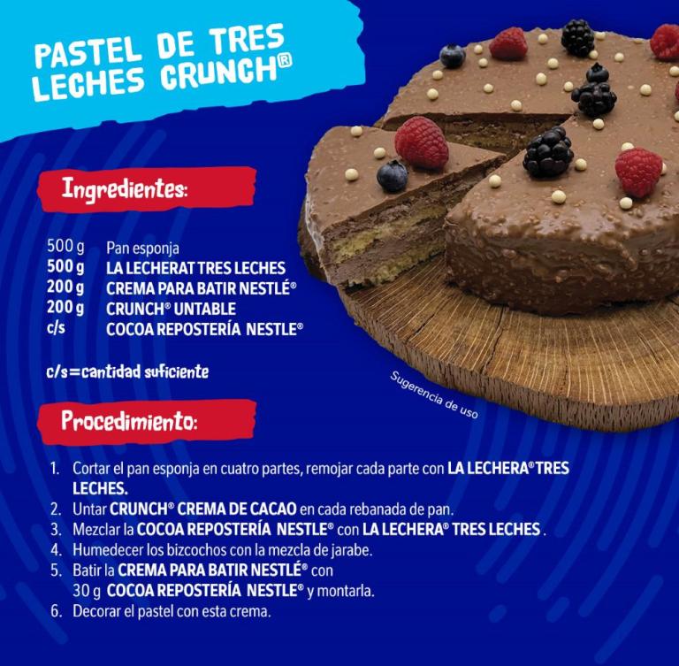 pastel tres leches