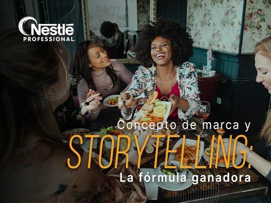 Grupo de personas compartiendo comida en un restaurante, ilustrando conexión y concepto de marca.